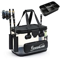 バス釣り用品　まとめ売り　バッカン付き Amazon.co.jp: タックルバック 釣りバッカン ロッドホルダー付き